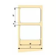 OEM termoetikety 100mm x 50mm, cena za 500ks (BPA free)