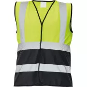 LYNX DUO vesta žlutá/navy XL