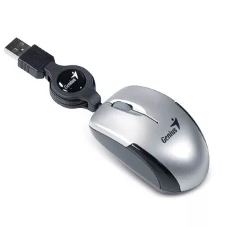 GENIUS myš MicroTraveler V2/ drátová/ 1200 dpi/ USB/ stříbrná GENIUS myš MicroTraveler V2/ drátová/ 1200 dpi/ USB/ stříbrná