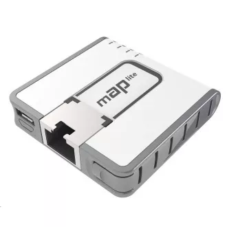 MikroTik RouterBOARD mAP lite, 650MHz CPU, 64MB RAM, 1x LAN, 2.4GHz Wi-Fi, 802.11b/g/n, vč. L4 licence MikroTik RouterBOARD mAP lite, 650MHz CPU, 64MB RAM, 1x LAN, 2.4GHz Wi-Fi, 802.11b/g/n, vč. L4 licence