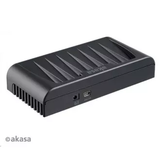 AKASA HUB USB Connect 7FC, 5x USB 2.0, 2 nabíjecí porty USB, externí, s napájecím adaptérem AKASA HUB USB Connect 7FC, 5x USB 2.0, 2 nabíjecí porty USB, externí, s napájecím adaptérem
