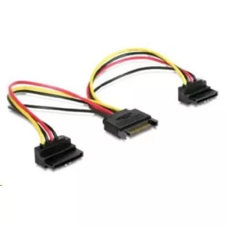 GEMBIRD Kabel SATA napájecí rozdvojka 2x SATA 90°, 15cm GEMBIRD Kabel SATA napájecí rozdvojka 2x SATA 90°, 15cm