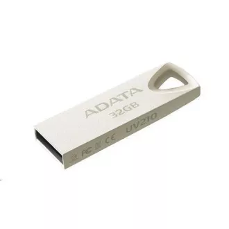 ADATA Flash Disk 32GB UV210, USB 2.0 Dash Drive, kovový ADATA Flash Disk 32GB UV210, USB 2.0 Dash Drive, kovový