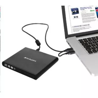 VERBATIM externí mechanika DVD-RW Rewriter USB 2.0 Black + NERO VERBATIM externí mechanika DVD-RW Rewriter USB 2.0 Black + NERO