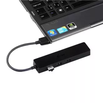 i-tec USB 3.0 Slim HUB 3 Port + Gigabit Ethernet Adapter i-tec USB 3.0 Slim HUB 3 Port + Gigabit Ethernet Adapter