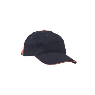 KNOXFIELD baseball čepice černá/oranžová