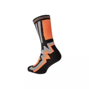 KNOXFIELD LONG ponožky černá/oranž 41/42