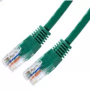 Patch kabel Cat5E, UTP - 20m, zelený