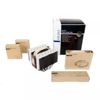 NOCTUA Chladič CPU NH-D15, 2x 140mm, LGA1851, AM5, hnědá/stříbrná NOCTUA Chladič CPU NH-D15, 2x 140mm, LGA1851, AM5, hnědá/stříbrná