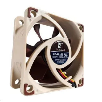 NOCTUA NF-A6x25-FLX - ventilátor NOCTUA NF-A6x25-FLX - ventilátor