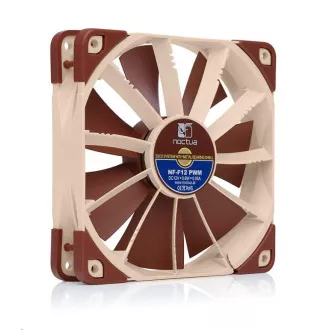NOCTUA Ventilátor NF-F12-PWM, 120mm, hnědá