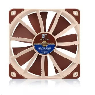 NOCTUA Ventilátor NF-F12-PWM, 120mm, hnědá