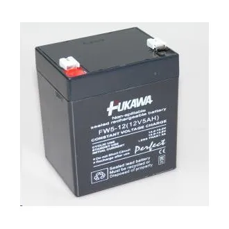 Baterie - FUKAWA FW 5-12 U (12V/5Ah - Faston 250), životnost 5let Baterie - FUKAWA FW 5-12 U (12V/5Ah - Faston 250), životnost 5let
