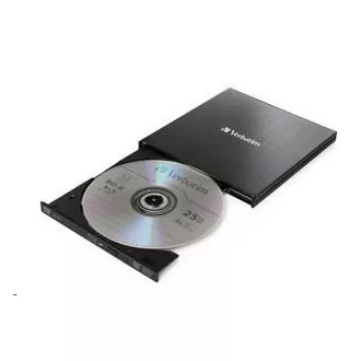 VERBATIM externí mechanika Slimline Blu-ray Rewriter USB 3.0 Zdarma BR Disc 25GB (CD DVD BD Mdisc) +NERO VERBATIM externí mechanika Slimline Blu-ray Rewriter USB 3.0 Zdarma BR Disc 25GB (CD DVD BD Mdisc) +NERO