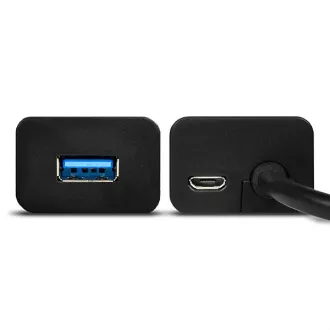 AXAGON HUE-S2BL, 4x USB 3.0 CHARGING hub, micro USB nap. konektor, kabel USB-A 1.2m AXAGON HUE-S2BL, 4x USB 3.0 CHARGING hub, micro USB nap. konektor, kabel USB-A 1.2m