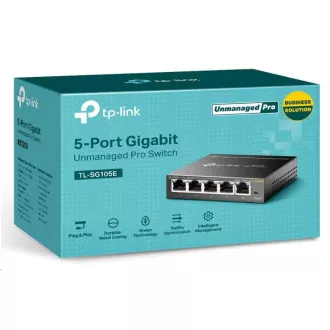 TP-Link Easy Smart switch TL-SG105E (5xGbE, fanless) TP-Link Easy Smart switch TL-SG105E (5xGbE, fanless)