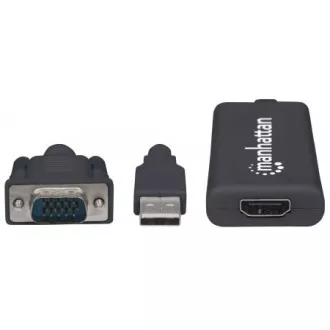 MANHATTAN Převodník z VGA a USB na HDMI