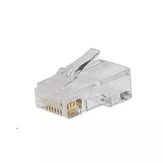 PREMIUMCORD Konektor RJ45 8pinů - na drát, balení 50ks v sáčku PREMIUMCORD Konektor RJ45 8pinů - na drát, balení 50ks v sáčku