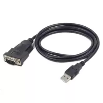 GEMBIRD Kabel adapter USB-serial 1, 5m 9 pin (com), černý GEMBIRD Kabel adapter USB-serial 1, 5m 9 pin (com), černý