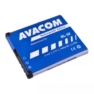 AVACOM baterie do mobilu Nokia N95, E65, Li-Ion 3, 6V 1000mAh (náhrada BL-5F) AVACOM baterie do mobilu Nokia N95, E65, Li-Ion 3, 6V 1000mAh (náhrada BL-5F)