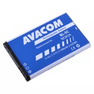 AVACOM baterie do mobilu Nokia 6230, N70, Li-Ion 3, 7V 1100mAh (náhrada BL-5C) AVACOM baterie do mobilu Nokia 6230, N70, Li-Ion 3, 7V 1100mAh (náhrada BL-5C)