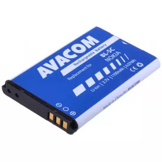 AVACOM baterie do mobilu Nokia 6230, N70, Li-Ion 3, 7V 1100mAh (náhrada BL-5C) AVACOM baterie do mobilu Nokia 6230, N70, Li-Ion 3, 7V 1100mAh (náhrada BL-5C)