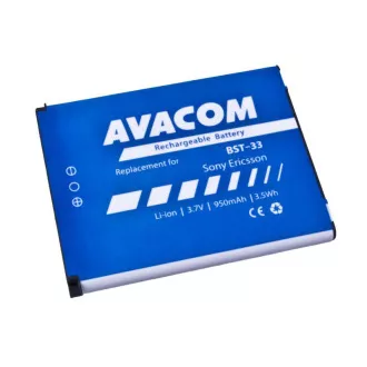 AVACOM baterie do mobilu Sony Ericsson K550i, K800, W900i Li-Ion 3, 7V 950mAh (náhrada BST-33) AVACOM baterie do mobilu Sony Ericsson K550i, K800, W900i Li-Ion 3, 7V 950mAh (náhrada BST-33)