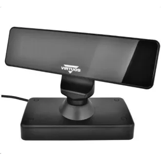 Virtuos VFD zákaznický displej Virtuos FV-2030B 2x20 9mm, USB, černý
