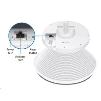 UBNT airMAX IsoStation IS-5AC [AP/Client 450+Mbps, 256QAM, horn anténa 45°, 14dBi, airMAX ac]
