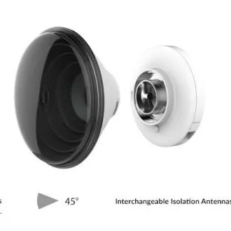 UBNT airMAX IsoStation IS-5AC [AP/Client 450+Mbps, 256QAM, horn anténa 45°, 14dBi, airMAX ac]