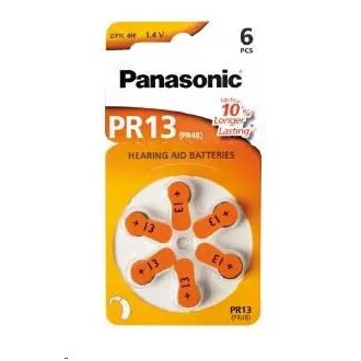 PANASONIC Zinkovzduchová baterie PR-13(48)/6LB AAA 1, 2V (Blistr 6ks) PANASONIC Zinkovzduchová baterie PR-13(48)/6LB AAA 1, 2V (Blistr 6ks)