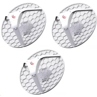 MikroTik LHG 5 (RBLHG-5nD-3), 3-PACK, 600MHz CPU, 64MB RAM, 1x LAN, 5GHz Wi-Fi, 25dBm, ant. 2x24dBi, 802.11a/n, vč. L3 MikroTik LHG 5 (RBLHG-5nD-3), 3-PACK, 600MHz CPU, 64MB RAM, 1x LAN, 5GHz Wi-Fi, 25dBm, ant. 2x24dBi, 802.11a/n, vč. L3