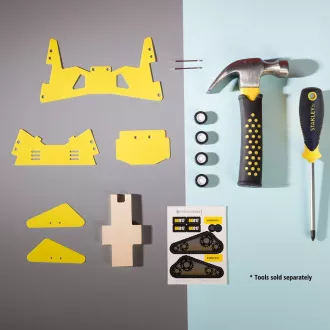 Stanley Jr. OK017-SY Stavebnice, buldozer, dřevo