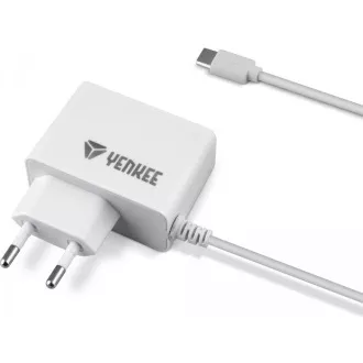 YAC 2027BK Type C Nabíječka 2A YENKEE YAC 2027BK Type C Nabíječka 2A YENKEE