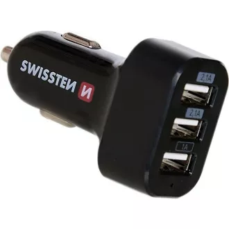 CL ADAPTÉR 3x USB 52A POWER SWISSTEN CL ADAPTÉR 3x USB 52A POWER SWISSTEN