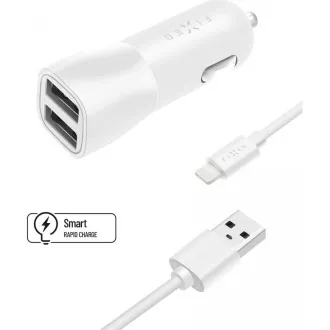 Nab+USB-C kab.,2xUSB, 15W, bílá FIXED Nab+USB-C kab.,2xUSB, 15W, bílá FIXED
