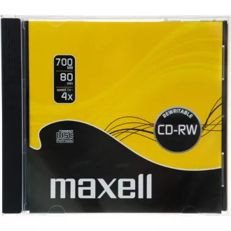 CD-RW 700MB 4x 1PK JC 624860 MAXELL CD-RW 700MB 4x 1PK JC 624860 MAXELL