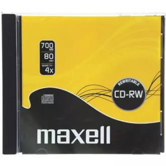 CD-RW 700MB 4x 1PK JC 624860 MAXELL CD-RW 700MB 4x 1PK JC 624860 MAXELL