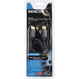 SAV 165-015 HDMI M-M 1,5M v1.4 PG SENCOR