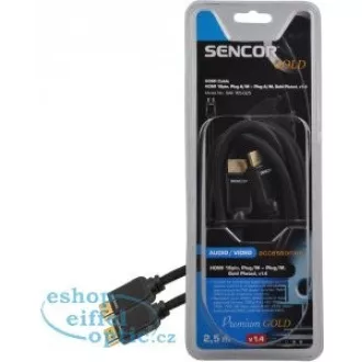 SAV 165-025 HDMI M-M 2,5M v1.4 PG SENCOR