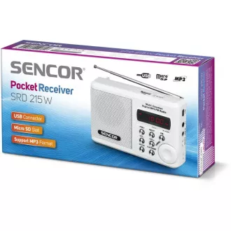 SRD 215 B RÁDIO S USB/MP3 SENCOR SRD 215 B RÁDIO S USB/MP3 SENCOR