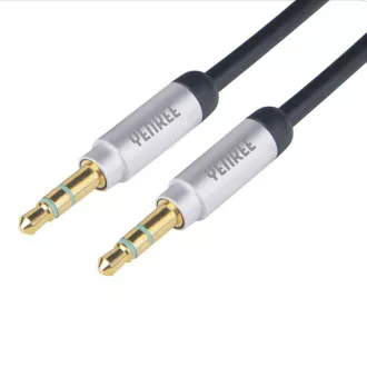 YCA 201 BSR kabel AUX M/M 1m kov. YENKEE YCA 201 BSR kabel AUX M/M 1m kov. YENKEE