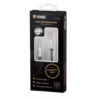 YCA 202 BSR kabel AUX M/M 2m kov. YENKEE YCA 202 BSR kabel AUX M/M 2m kov. YENKEE