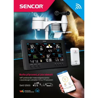 SWS 12500 WiFi METEOSTANICE PRO. SENCOR SWS 12500 WiFi METEOSTANICE PRO. SENCOR