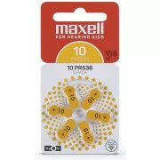 AZ10/PR536 ZINK AIR 6PK MAXELL