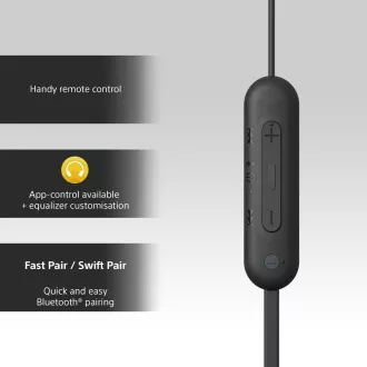 WIC100B.CE7 černá BT sluchátka Sony WIC100B.CE7 černá BT sluchátka Sony