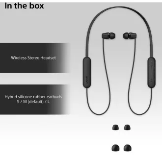 WIC100B.CE7 černá BT sluchátka Sony WIC100B.CE7 černá BT sluchátka Sony