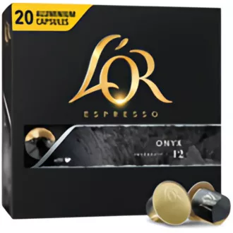 NESPRESSO ONYX KAPSLE 20ks LOR NESPRESSO ONYX KAPSLE 20ks LOR