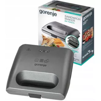 SM703GCG SENDVIČOVAČ 3v1 GORENJE SM703GCG SENDVIČOVAČ 3v1 GORENJE