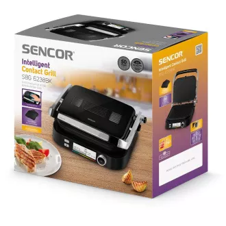 SBG 6238BK kontaktní gril SENCOR SBG 6238BK kontaktní gril SENCOR